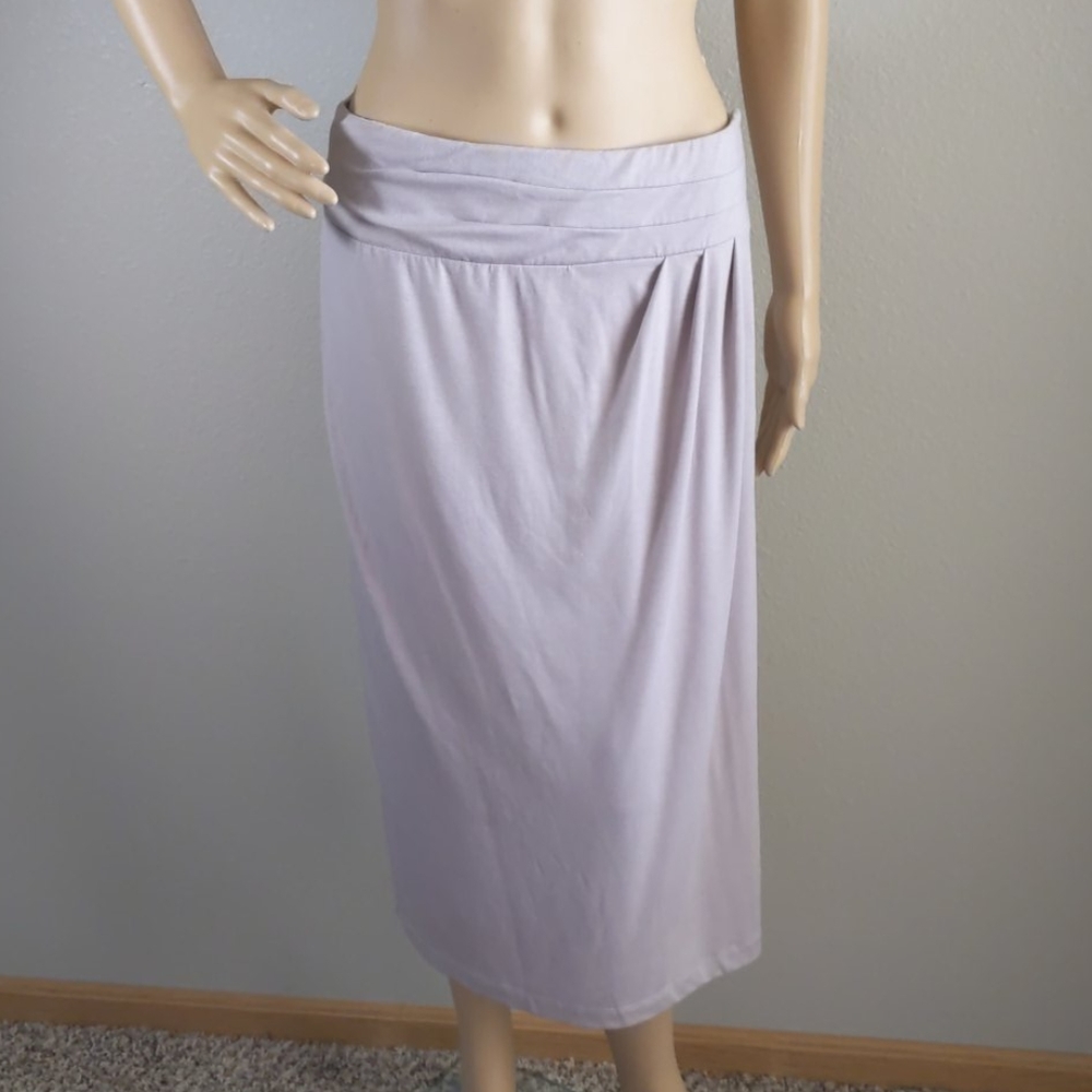 Merona Gray  Open Skirt Size Large